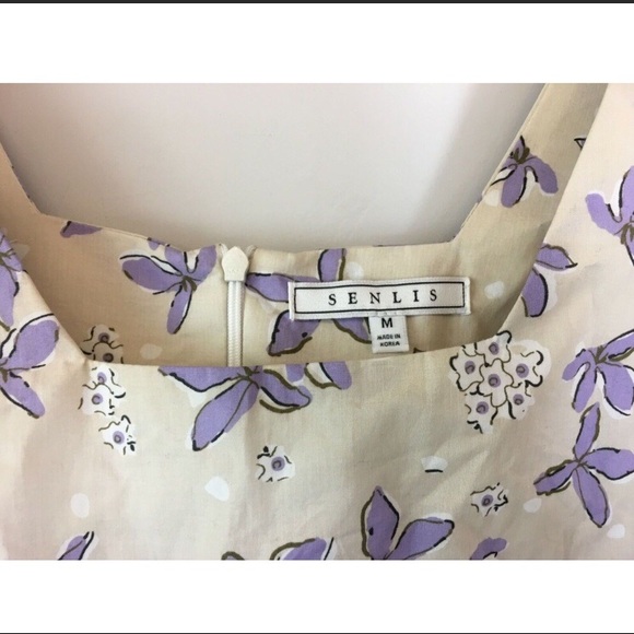 NWOT Senlis Floral Top M - Picture 3 of 6